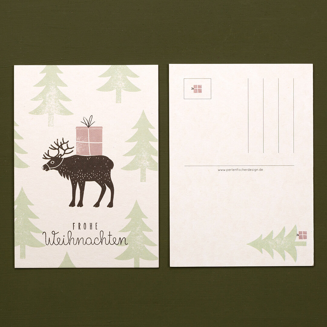 Grußkarte | Weihnachtswald