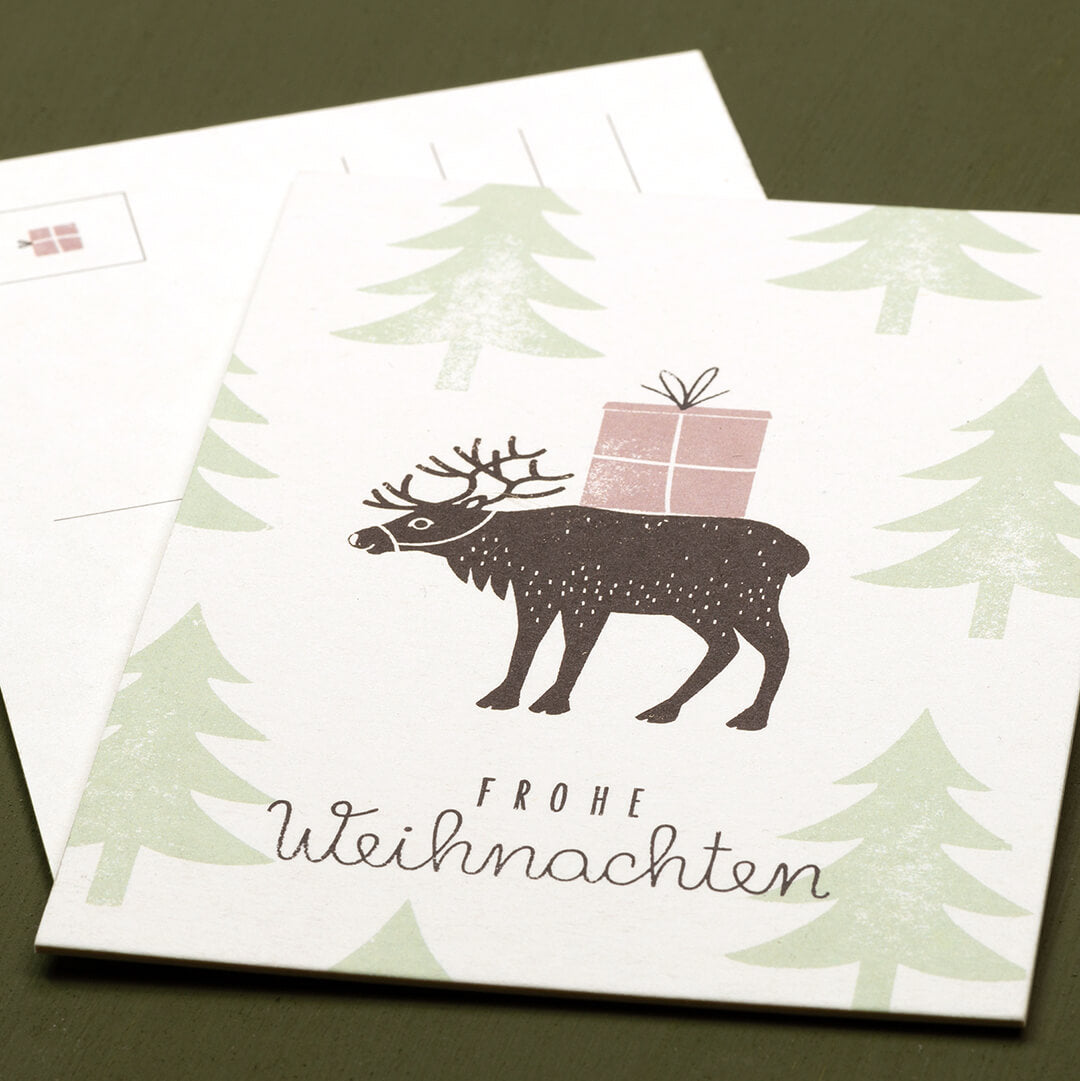 Grußkarte | Weihnachtswald