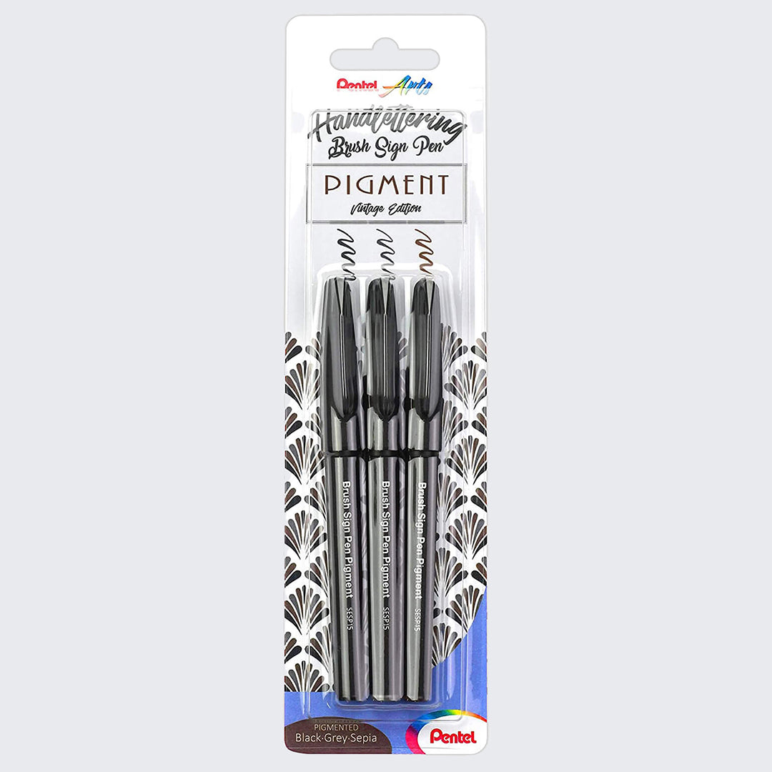 Pentel Brush Sign Pen | Vintage Edition