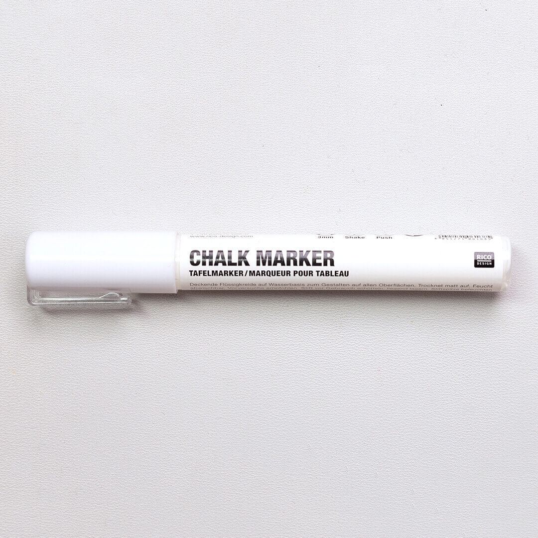 Chalk marker | white