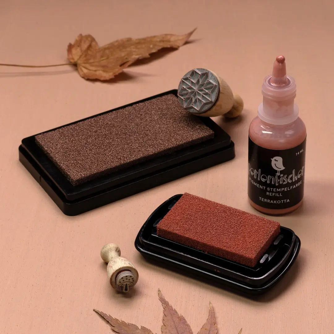 stempelfarbe herbst stempelfarbe rot stempelfarbe nachfülllen stempelkissen nachfüllfarbe