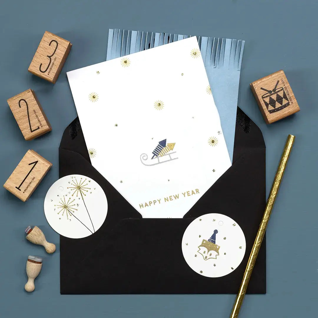 stempel weihnachten stempel silvester stempel schlitten stempel wunderkerzen stempel happy new year stempel sterne