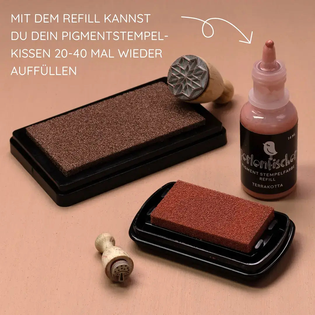 Stempelkissen nachfüllfarbe Stempelkissen groß Stempelkissen auffüllen Holzstempel