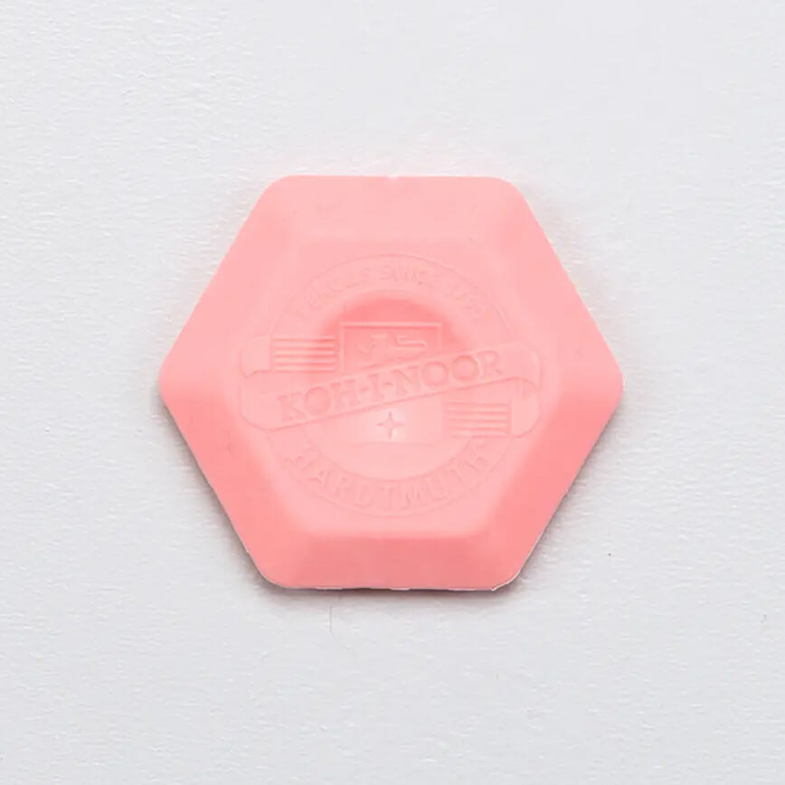 Radiergummi Hexagon | Rosa
