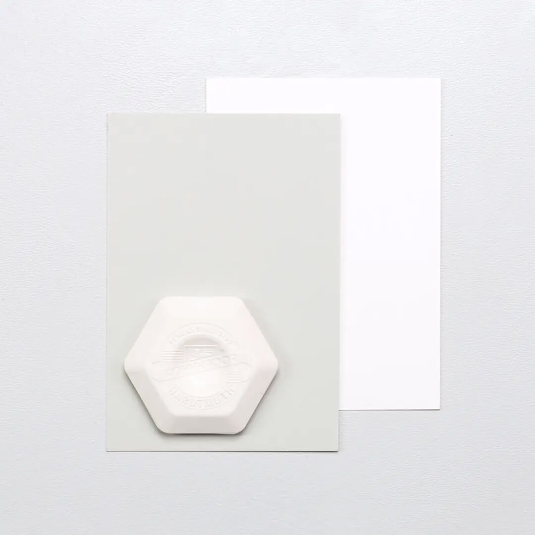Radiergummi Hexagon | Weiß