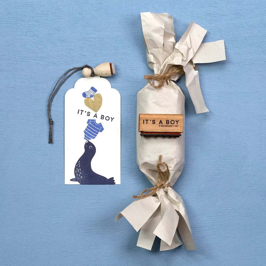 stempel kinder stempel geburt diy geschenk zur geburt stempel its a boy stempel tiere stempel robbe stempel strampler stempel socke
