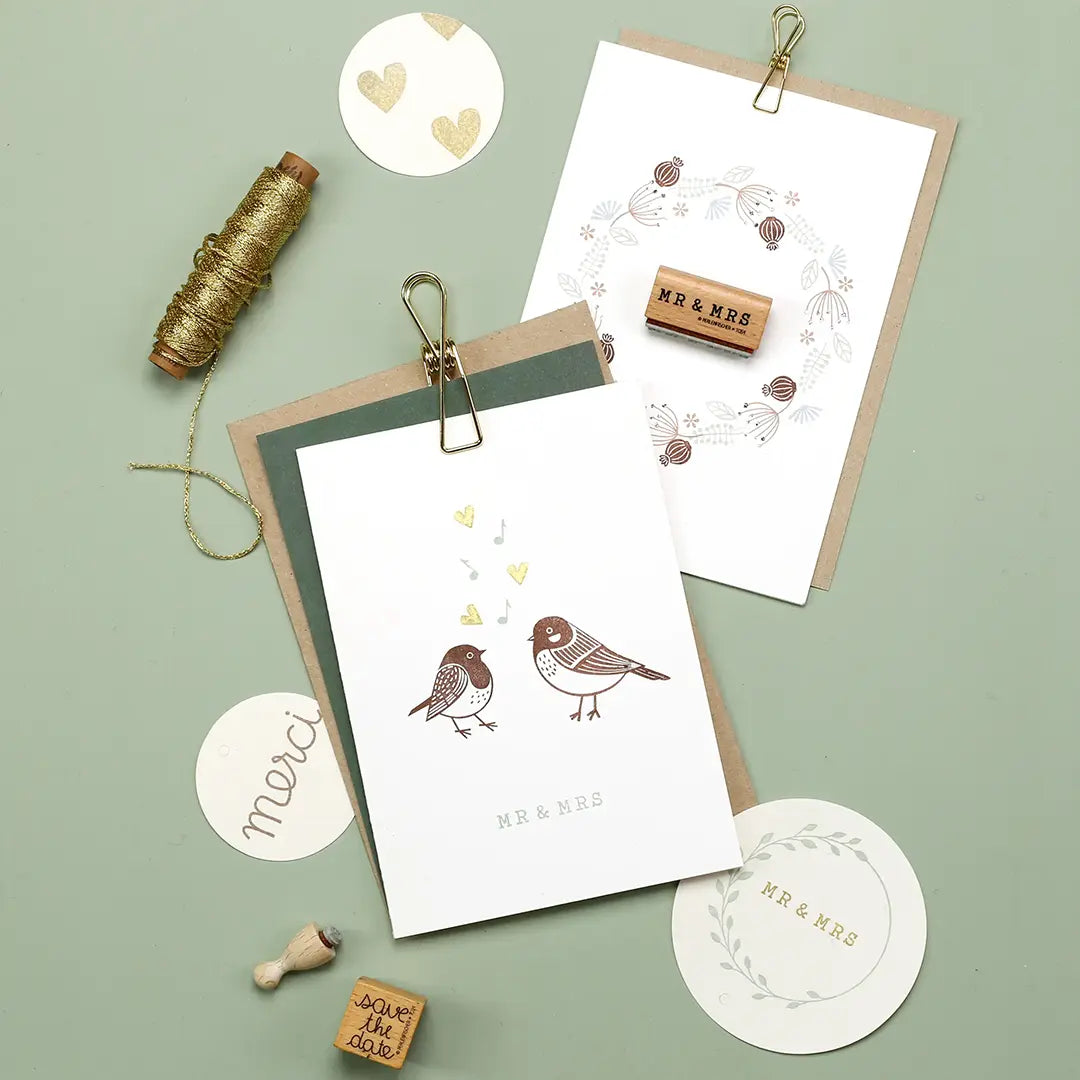Stempel Hochzeit lustige hochzeitskarten stempeln stempel tiere vogelhochzeit karte
