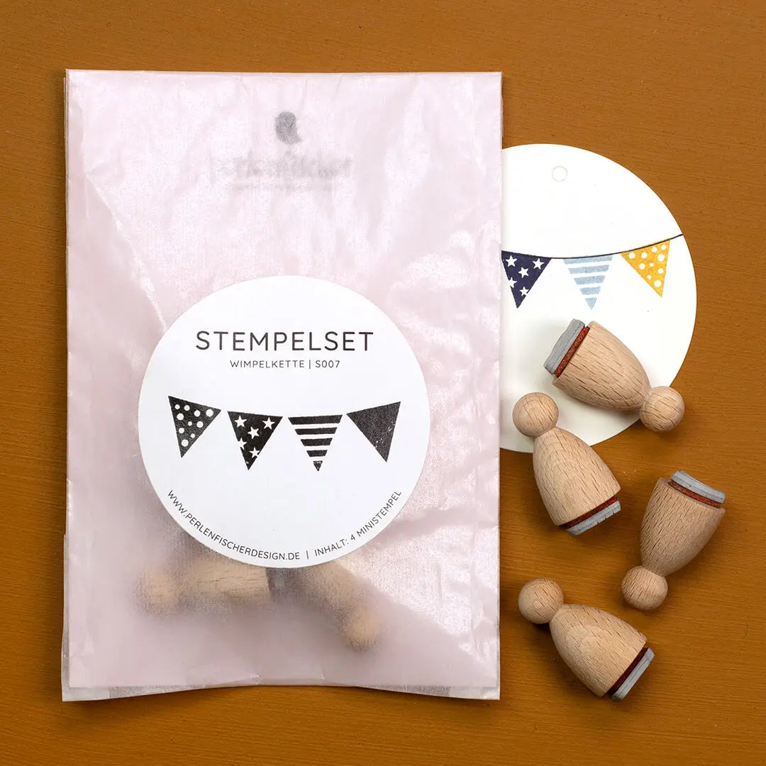 Stempel set Kinder holzstempel set kinder stempelset wimpelkette holzstempel set kinder stempel stern stempel wimpel stempel mini stempel