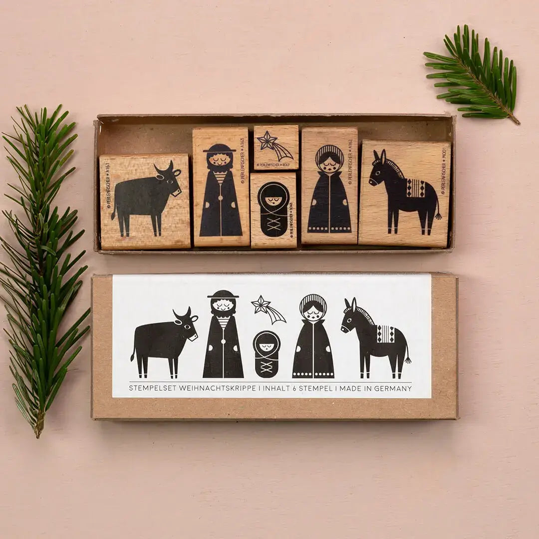 stempelset tiere stempelset weihnachten stempelset krippe stempel ochse stempel esel