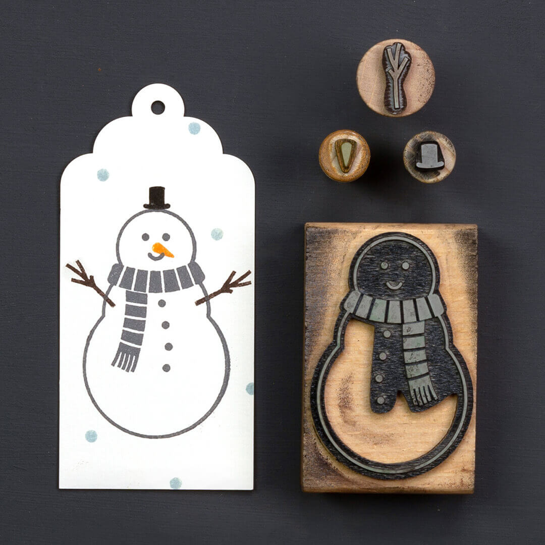 Stempelset | Frostiger Schneemann