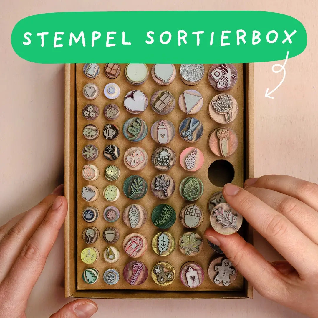 design stempel motivstempel stempel sortierbox stempel aufbewahrung mini stempel kleine stempel