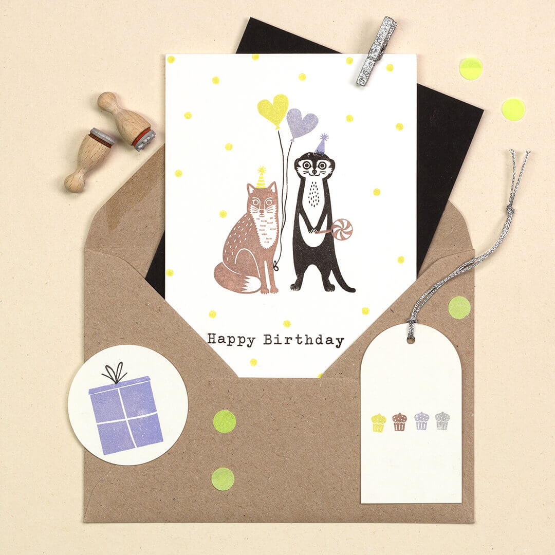 Stempel | Happy Birthday klassisch