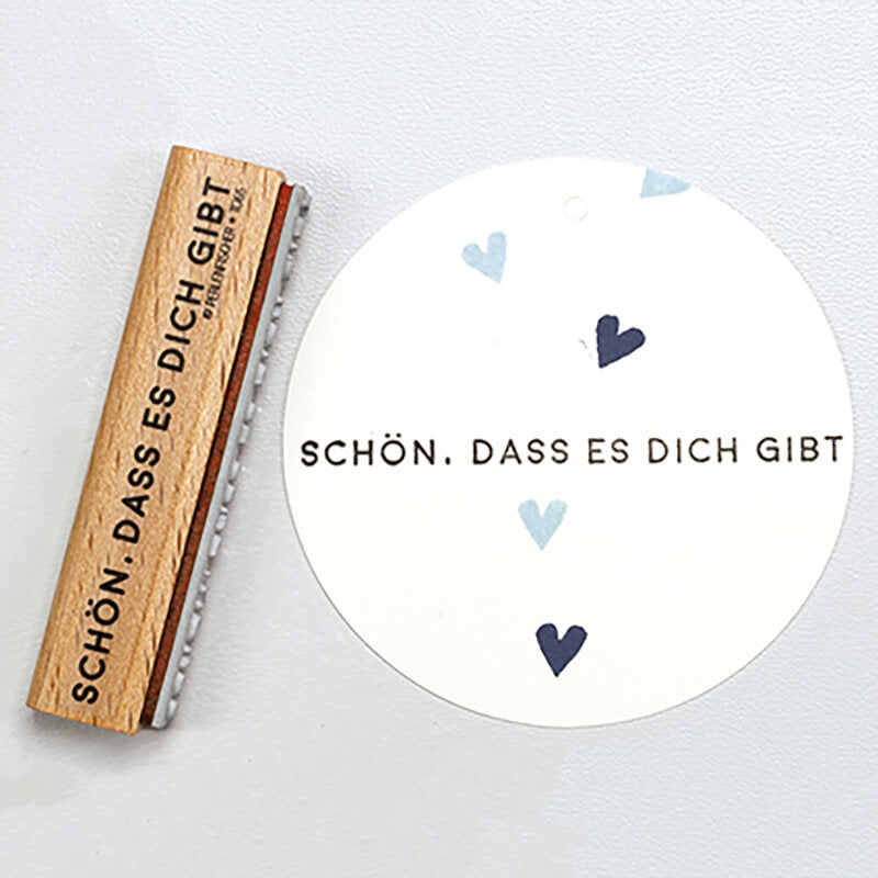 Stempel | Schön, dass es dich gibt