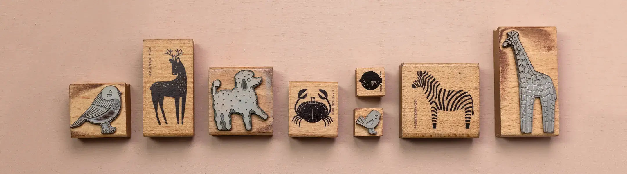 Stempel Tiere Stempel Reh Stempel Zebra Stempel Giraffe Stempel Krabbe Stempel Vogel Stempel Hund