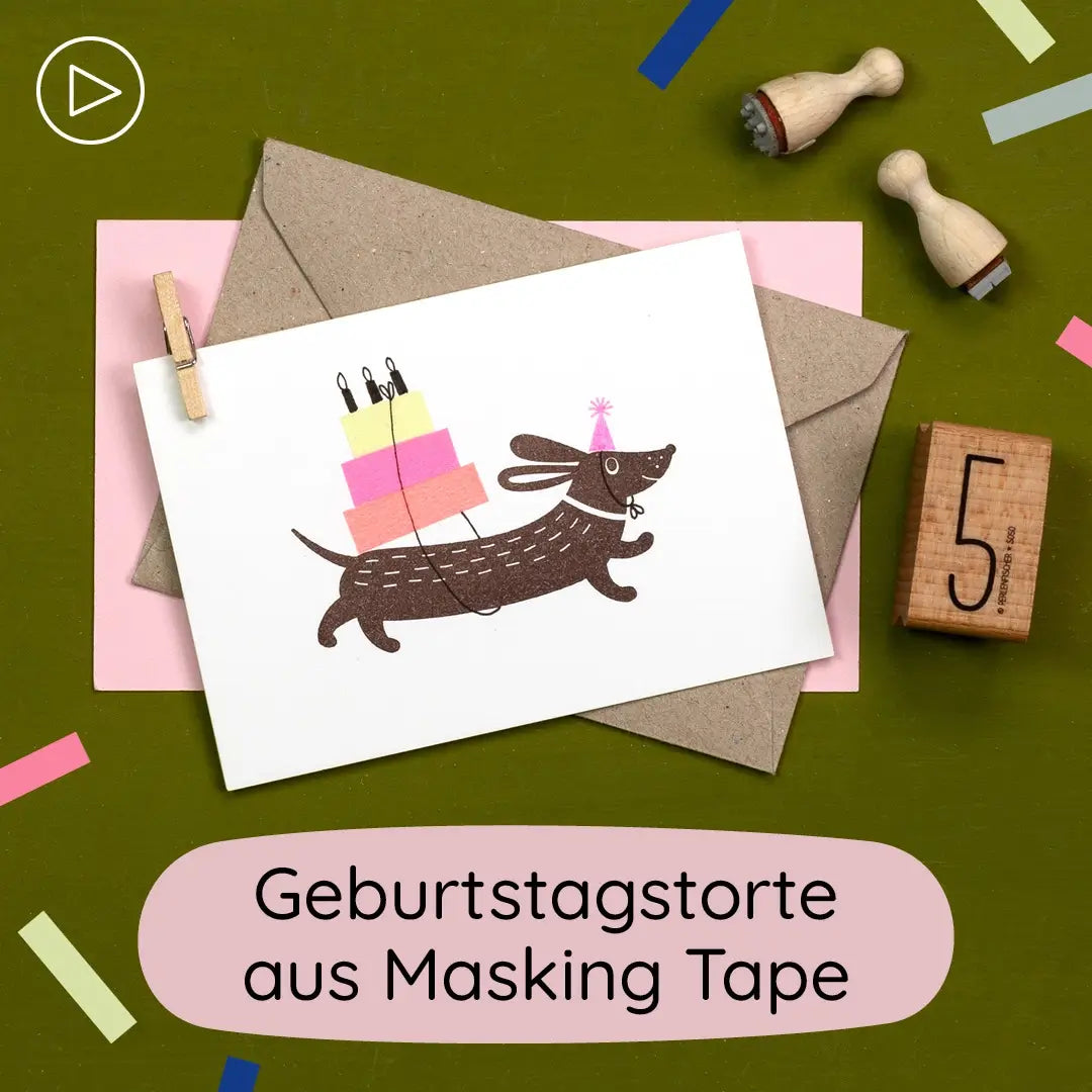 masking tape ideen washi tape klebebänder masking tape basteln bastel tape geburtstagskarte basteln