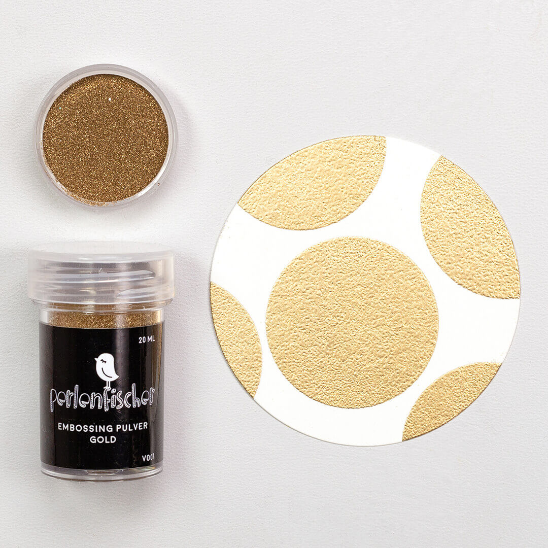 Perlenfischer Embossingpulver | Gold