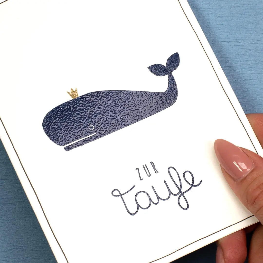 stempel tiere kinderstempel tiere stempel wal stempel taufe embossing karte zur taufe stempeln