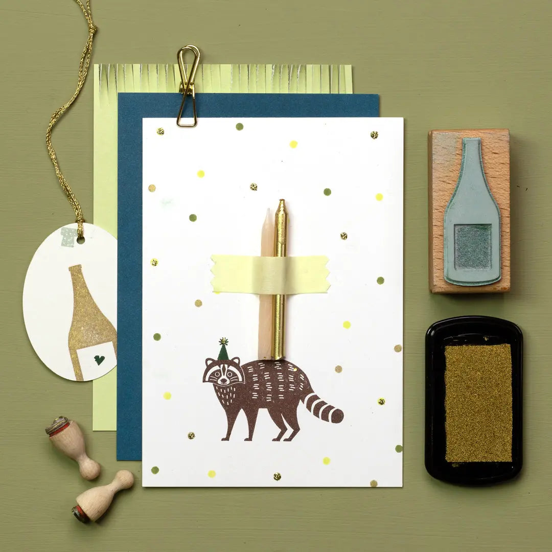 Stempel Tiere Stempel Waschbär