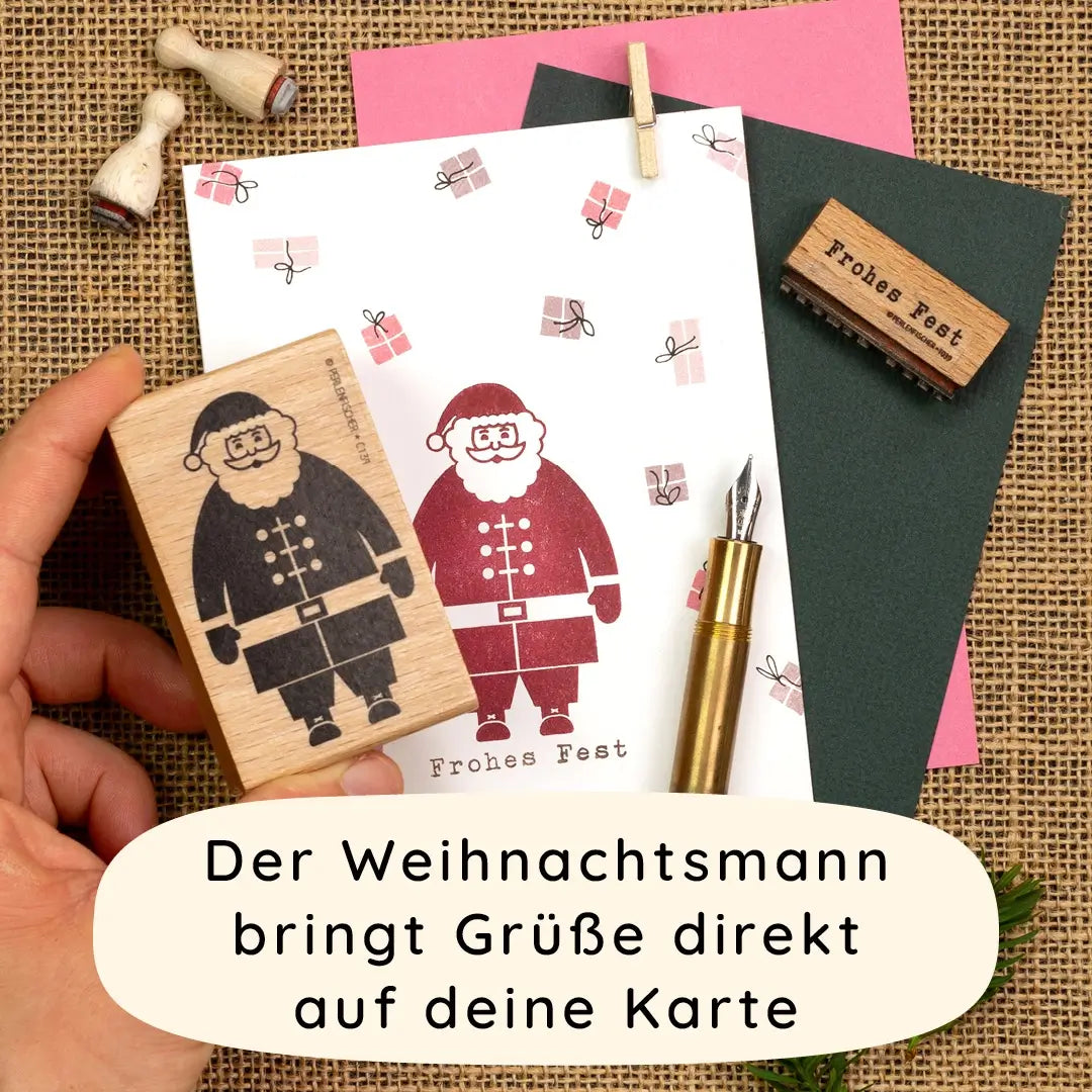 stempel weihnachten weihnachtsstempel stempel weihnachtsmann stempel frohes fest stempel geschenk stempel