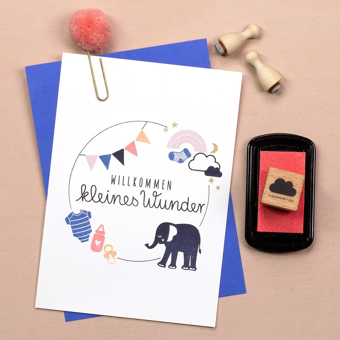 stempel kinder stempel zur geburt stempel tiere stempel elefant stempel stern stempel strampler stempel schnuller babykarte stempeln