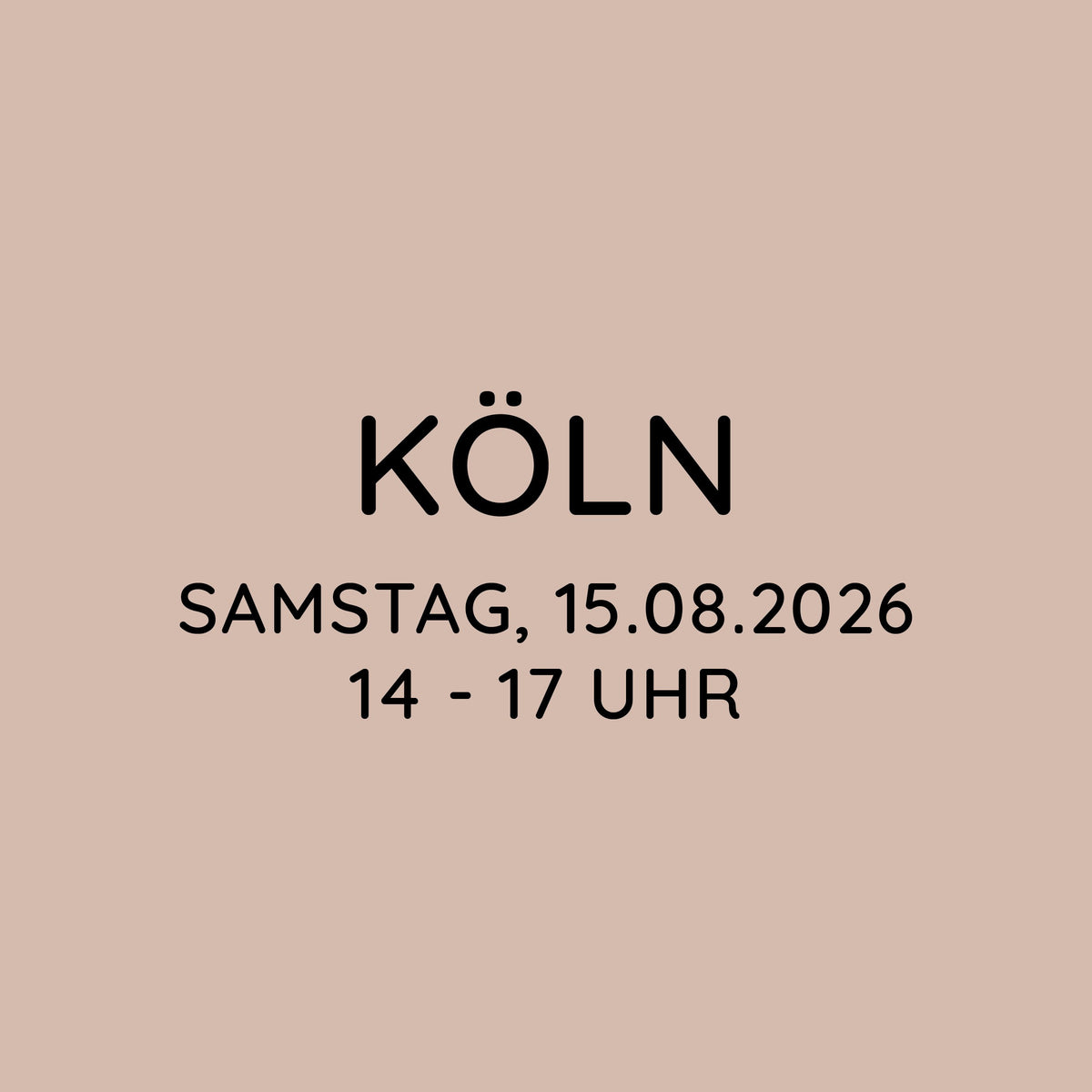 Workshop | Köln | SA, 15.08. | 14:00 - 17:00 Uhr
