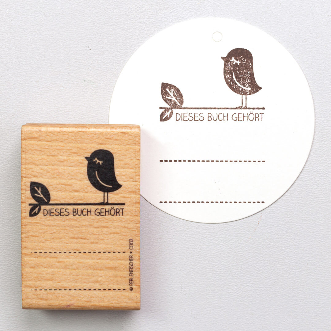 Stamp | Bookplate bird