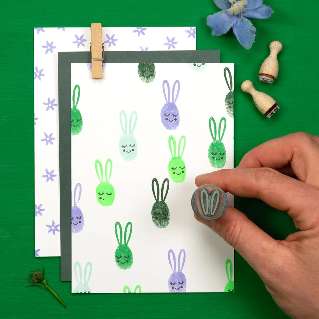 mini stempel kleine stempel osterhase stempel hasenohren stempel smiley stempel osterei