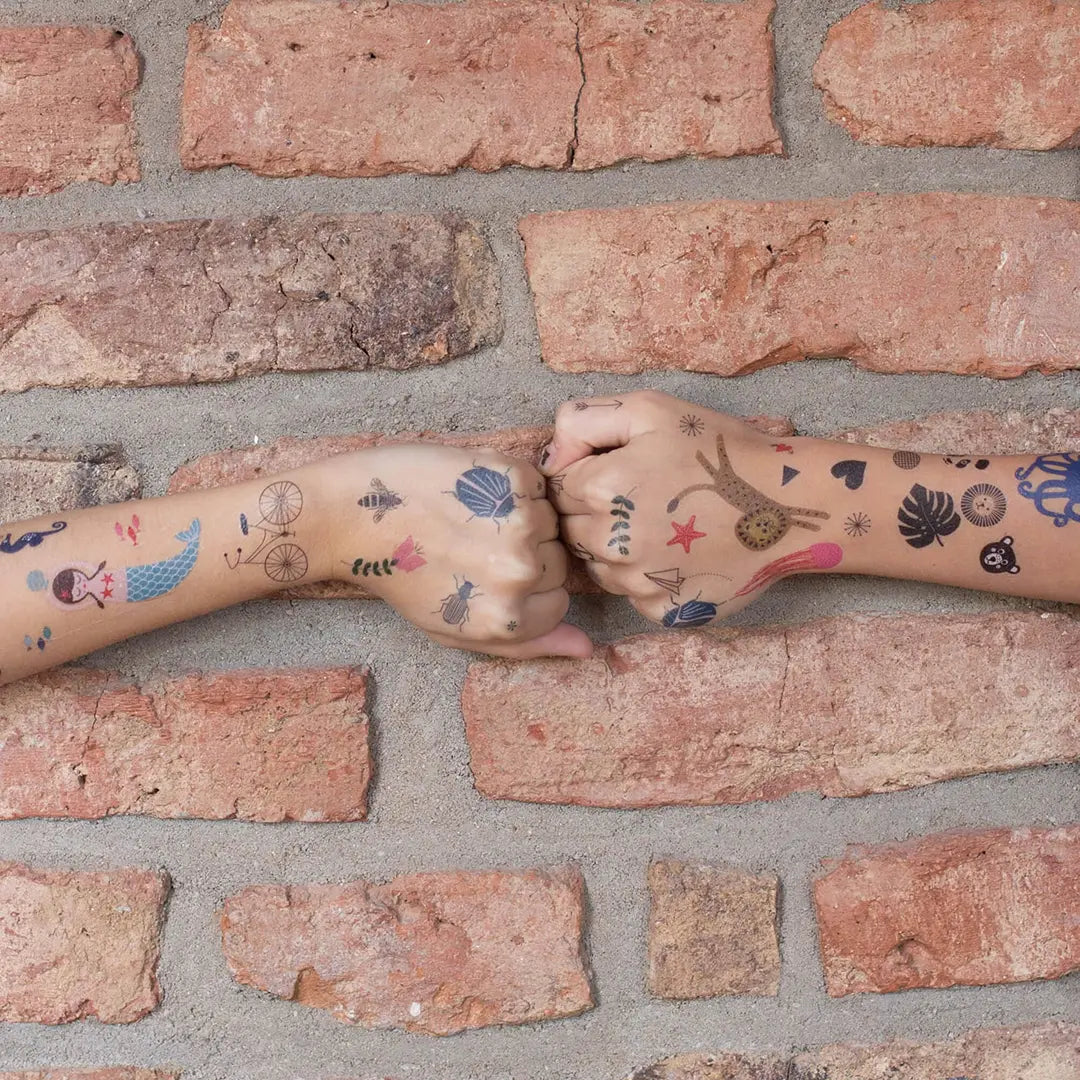 Temporäre Tattoos Faketattoos Klebetattoos für die Haut Tattoos für Kinder