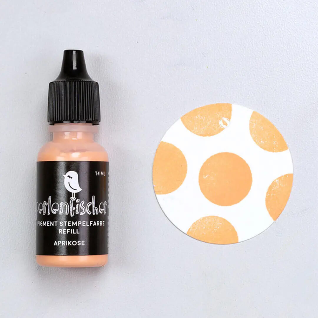 Pigment Stempelfarbe Refill | Aprikose