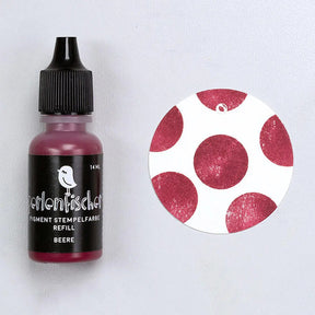 Pigment Stempelfarbe Refill | Beere