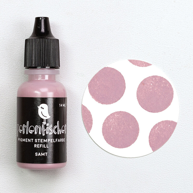 Pigment Stempelfarbe Refill | Samt