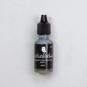 Pigment Stempelfarbe Refill | Grau