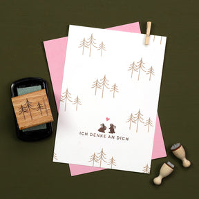 Stamp | Fir forest