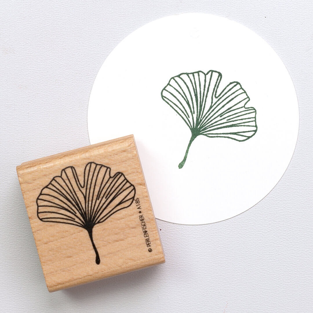 Stempel | Ginkgoblatt outline