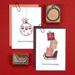 Stamp | Christmas sledge