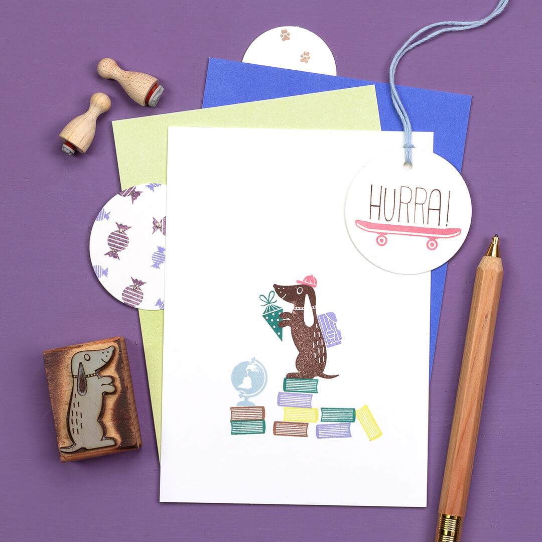 Stempel | Dackel sitzend