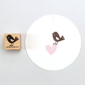 Stamp | Bird with cheeks