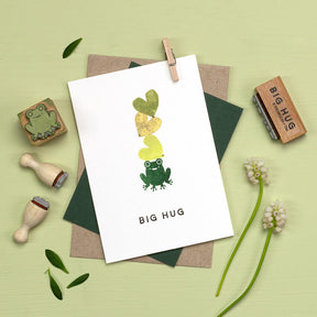 Stempel | Frosch sitzend