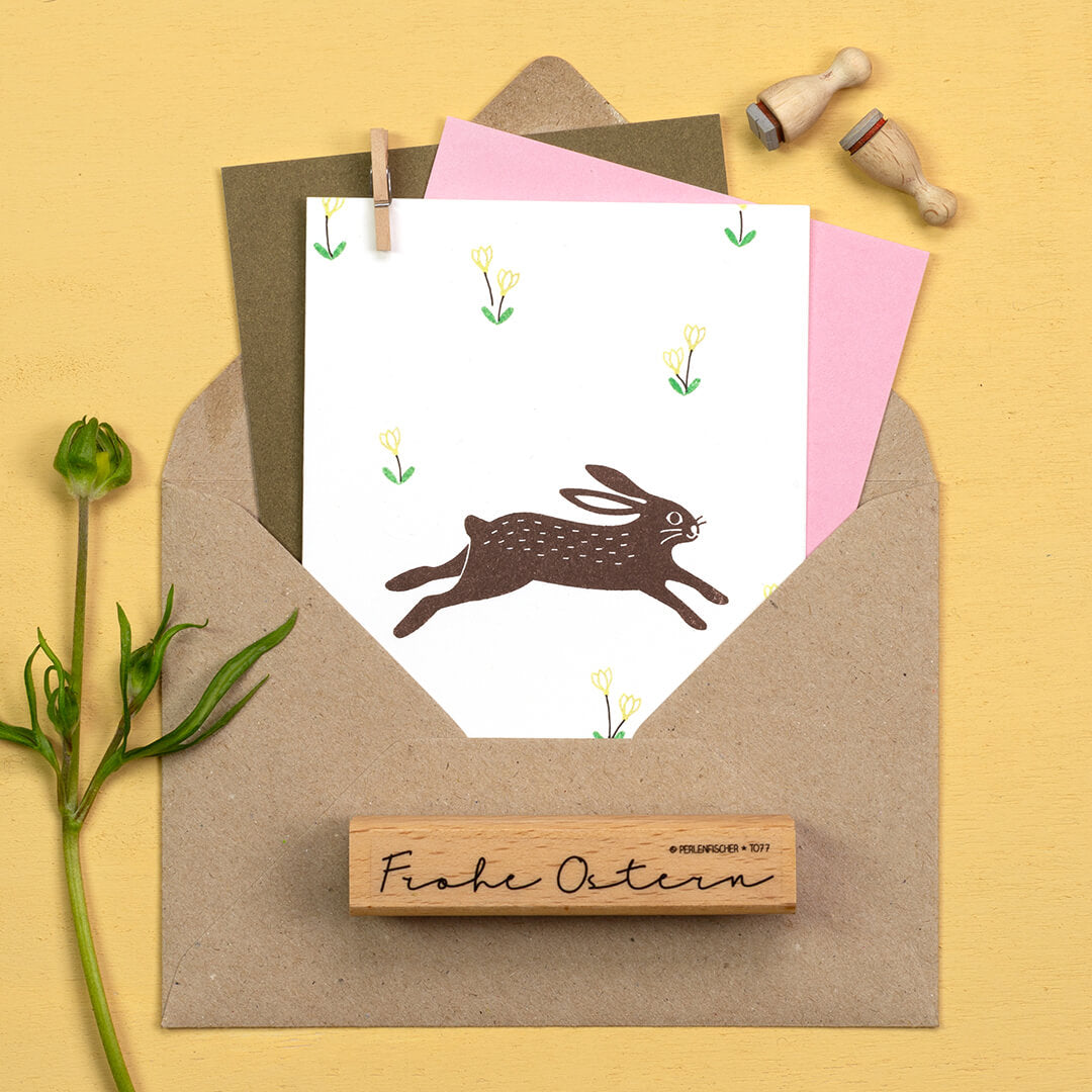 Stempel | Hase springend