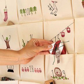 Fabric organizer | Advent calendar
