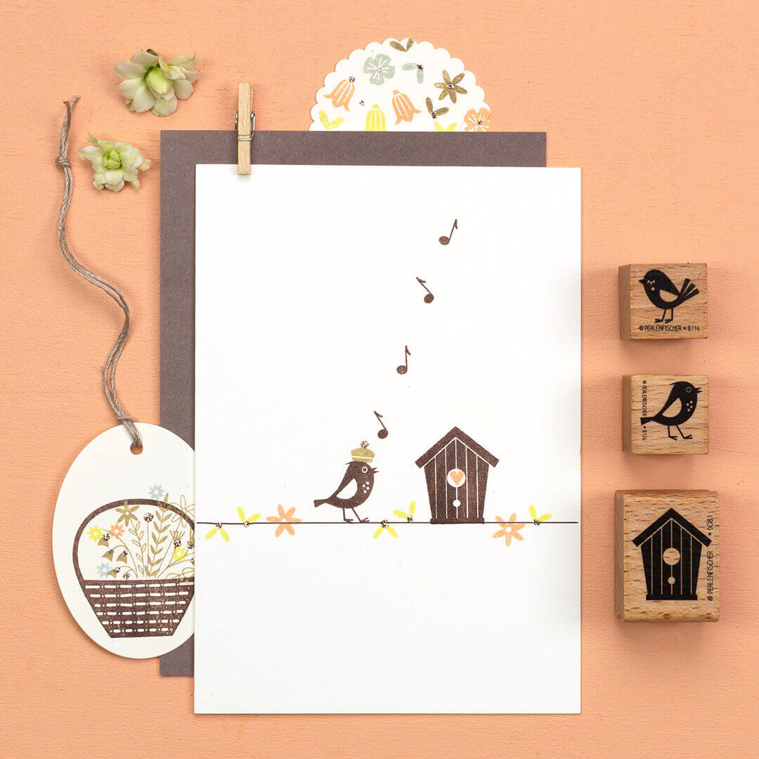 Stamp | Bird house