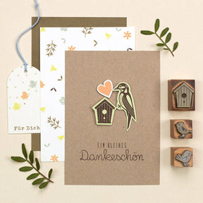 Stamp | Bird house