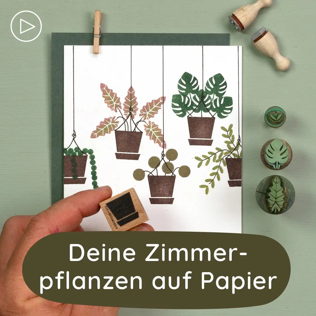 stempel blätter blätterstempel stempel monstera blatt stempel zimmerpflanzen stempel blumentopf