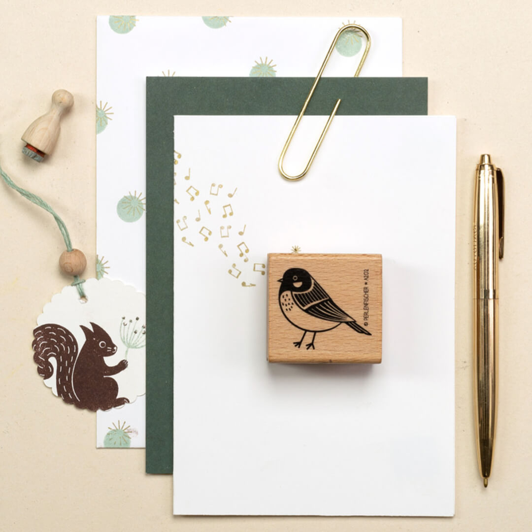 Stamp | Whirling notes