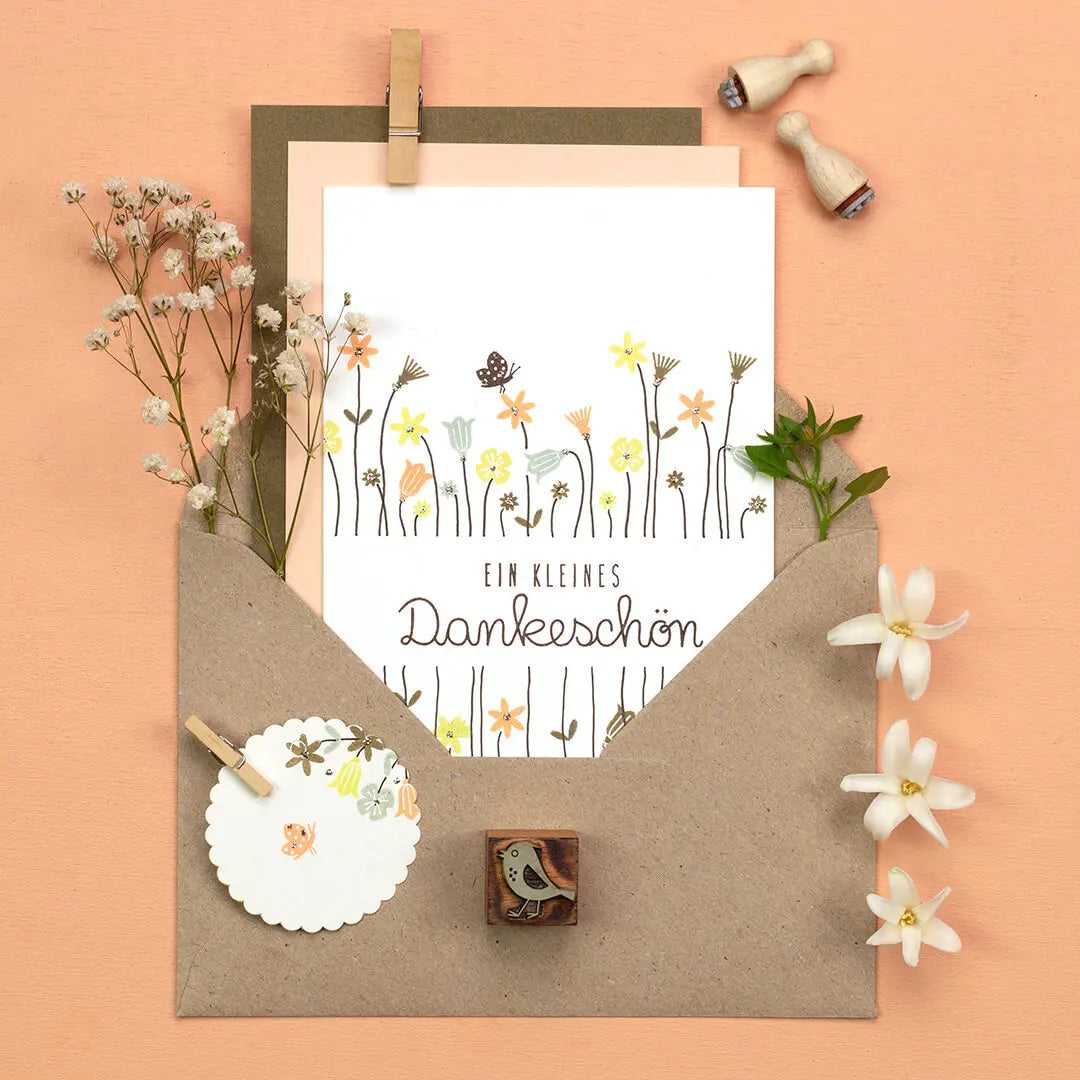 mini stempel kleine stempel blumen stempel blätter stempel schmetterling