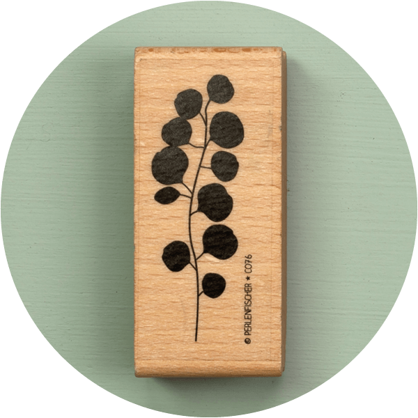 design stempel motivstempel Stempel Blätter stempel blumen stempel blüten Stempel eukalyptus holzstempel