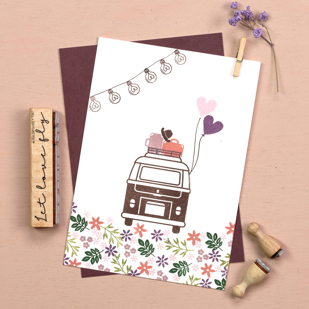 Stempel | Glühbirne Herz