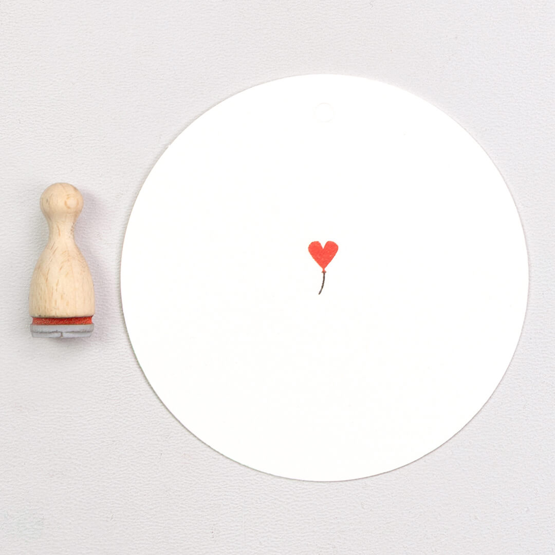 Stempel | Herzballon mini