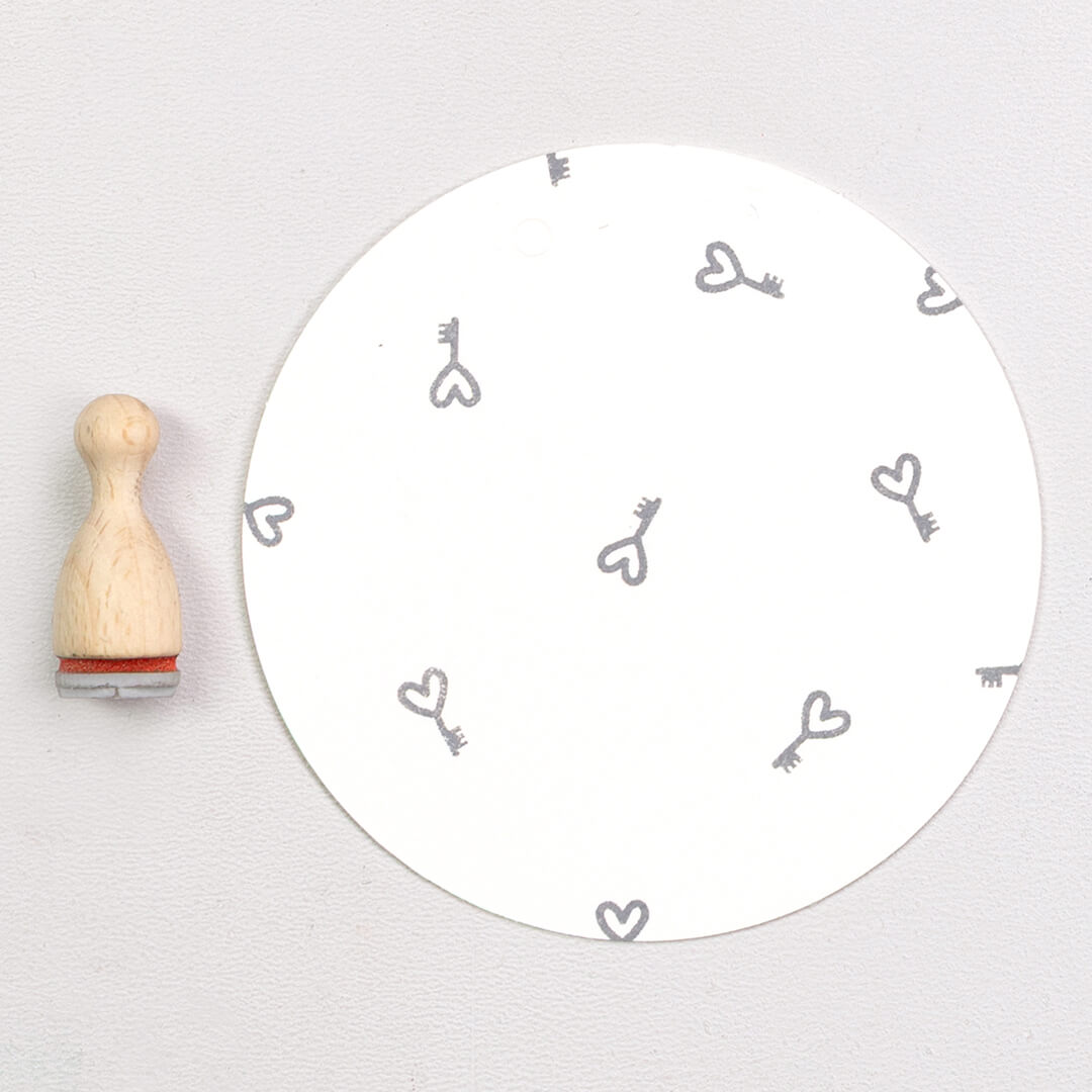 Stempel | Herzschlüssel mini