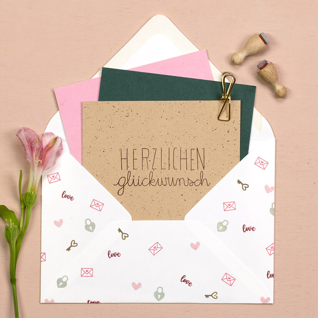 Stempel | Herzschlüssel mini